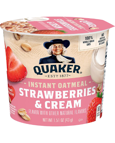 Picture of Quaker Strawberry Oatmeal Cup 1 Oz