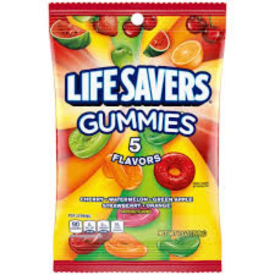 Picture of Lifesavers 5 Flavor Gummi 7 Oz