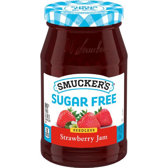 Picture of Smuckers Sugarfree Seedless Strawberry Jam 12 Oz