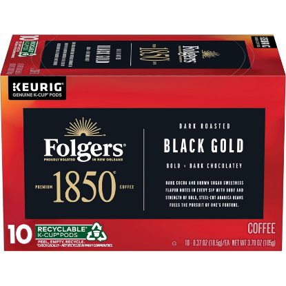 Picture of Folgers 1850 Black Gold K Cups 10 Ct