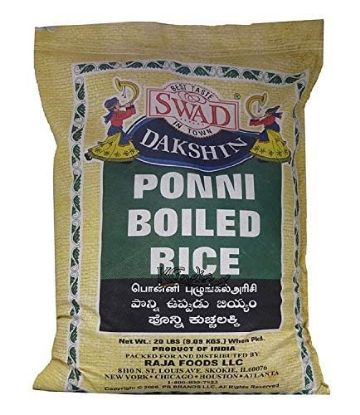 Picture of Swad Ponni Boiled Rice 10 Lbs