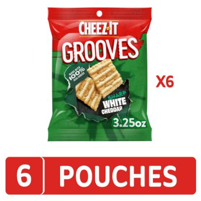 Picture of Cheez It Grooves White Cheddar Crackers 170 Gm