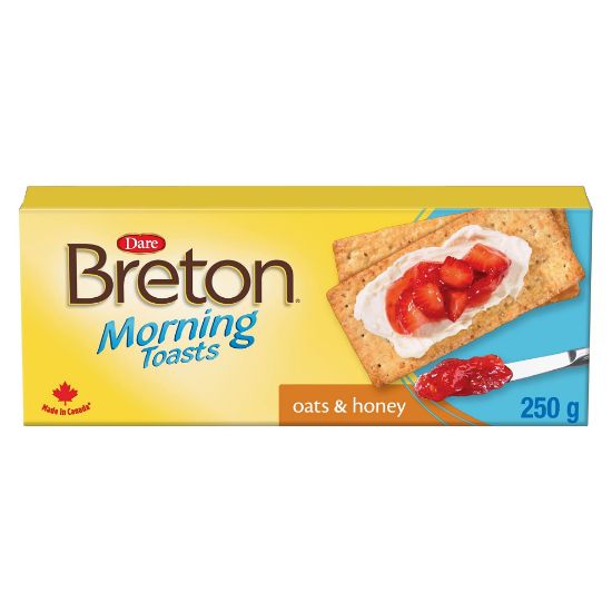 Picture of Dare Breton Morning Toasts -  Oats & Honey 250 Gm