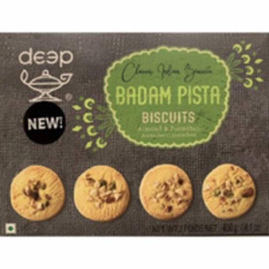 Picture of Deep Badam Pista Biscuits 400 Gm
