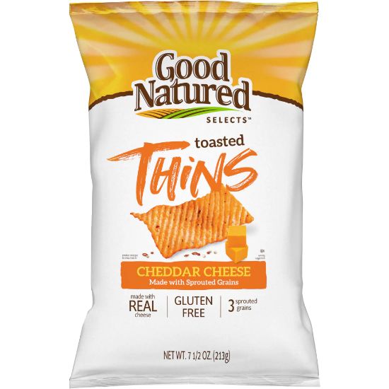Picture of Good Natured Toasted Thins Cheddar Cheese 7.5 Oz