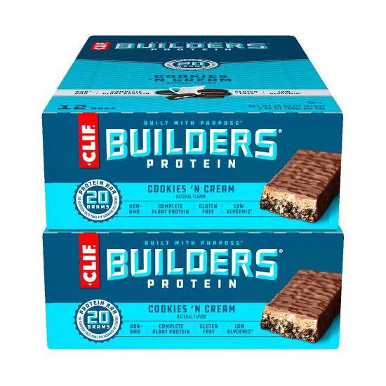 Picture of Clif Builders Cookies & Cream Bar 2.4 Oz