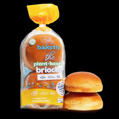 Picture of Bakerly Plant Based Brioche Burger Buns 4pk 7.5 Oz