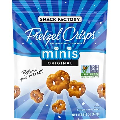Picture of Snack Factory Pretzel Crisps Minis Original 6.2 Oz
