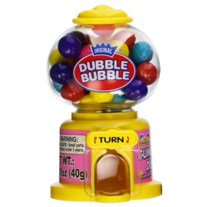 Picture of Kidsmania Double Bubble Mini Gumball Machine 1.41 Oz