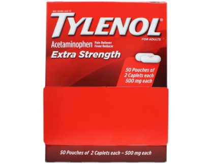 Picture of Tylenol Tylenol Extra Strength Caplets 50 Ct