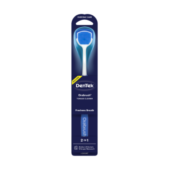 Picture of Dentek Oral Brush Tongue Cleaner 1 Ct