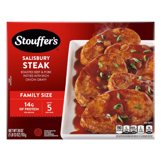 Picture of Stouffers Classic Salisbury Steak 9.62 Oz