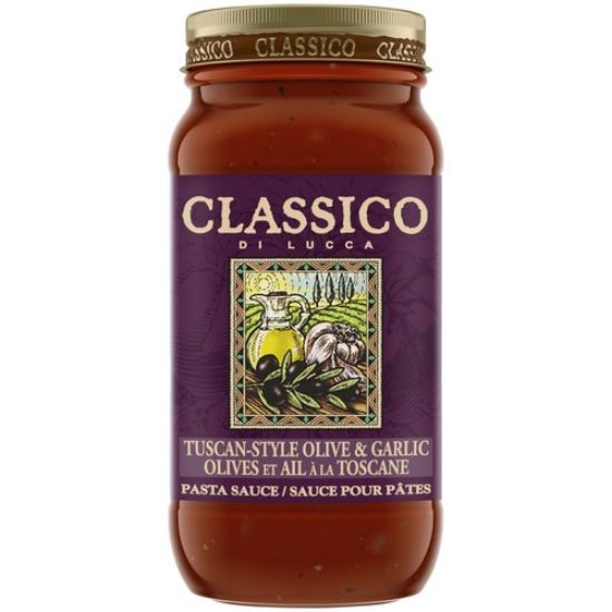 Picture of Classico  Pasta Sauce - Tuscan Style Olive Garlic 650 Ml