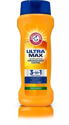 Picture of Arm & Hammer 3 In 1 Ultra Max Body Wash Shampoo & Conditioner Cool Water 12 Oz