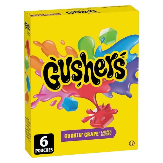 Picture of Betty Crocker Gushers Grape 138 Gm