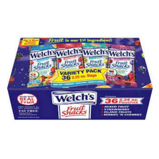 Picture of  Welchs Fruit Snk Vrty Pk Club 2.25 Oz
