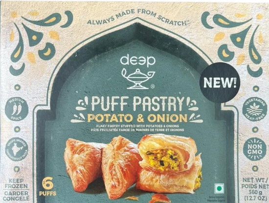 Picture of Deep  Potato Onion Puff 6 Pc
