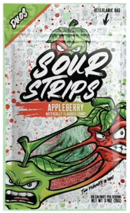Picture of Aplleberry Sour Strips 3.4 Oz
