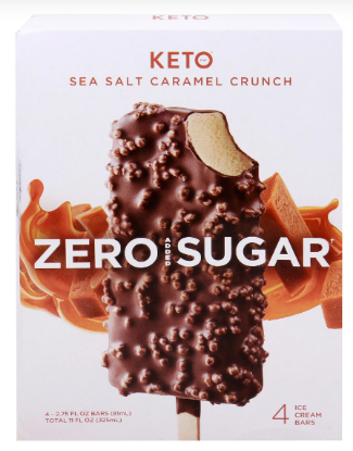 Picture of Keto Pint Bar Sea Salt Caramel Crunch 4 Ct