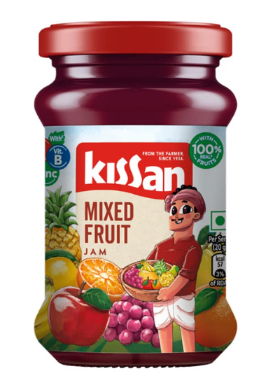 Picture of Kissan Mixed Fruit Jam 200 Grams