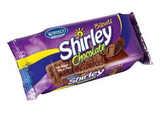 Picture of Wibisco Shirley Chocolate Biscuit 105 gram