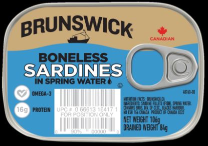 Picture of  Sardines Boneless In Spring Water 106 Grams