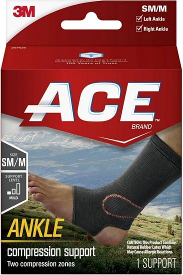 Picture of Ace Ankle Compression Support 1 Ct