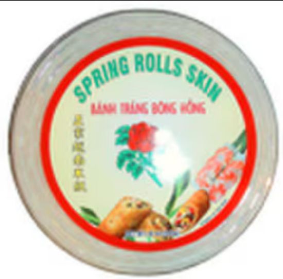 Picture of Tasty Joy Rice Paper Round Spring Roll Wrapper 16 Cm 12 Oz