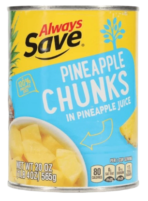 Picture of Always Save Pineapple Chunk 20 Oz