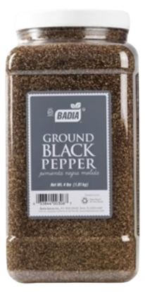 Picture of Badia BLACK PEPPER WHOLE 4 Lbs