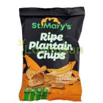 Picture of St Mary/'s Ripe Plantain Chips Sweet 40 gram