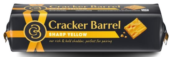 Picture of Cracker Barrel Cheese Block Sharp Yellow Cheddar 8 Oz