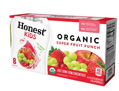 Picture of Super Fruit Punch Org Juice Drink 6.75 Oz Pouches 8 Pk