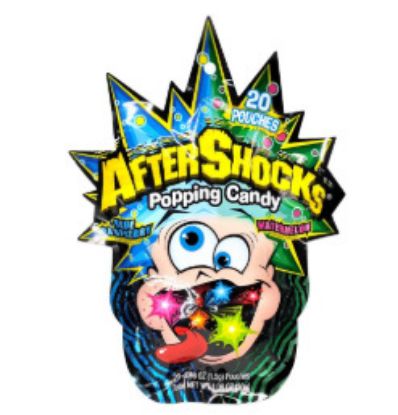 Picture of Aftershock Popping Candy Blue Raspberry & Watermelon 20ct 1.06 Oz