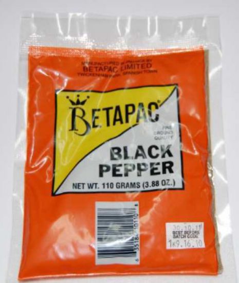 Picture of Betapac Black Pepper Fine Ground Powder 0.18 Oz