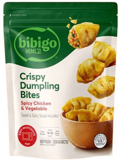 Picture of Bibigo Bibigo Crispy Dumpling Bites Spicy Chicken And Vegetables 7.7 Oz