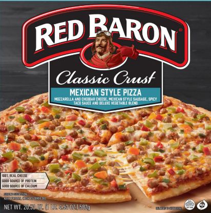 Picture of Red Baron Red Baron Classic Pizza Mexican Style 20.53 Oz