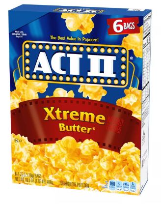 Picture of  Extra Butter Popcorn 6 Pk 16.5 Oz