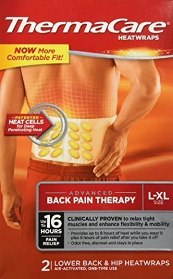 Picture of  Advanced Back Pain Therapy Heatwrap LX 2 Ct
