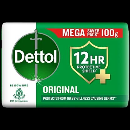 Picture of Dettol Orig Anti Bacterial Bar Soap 100 gram