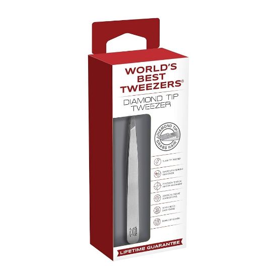 Picture of Diamond Cosmetics Dc Slnt Tip Tweezer 1 Ct