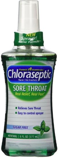 Picture of Menthol Sore Throat Spray 6 Oz