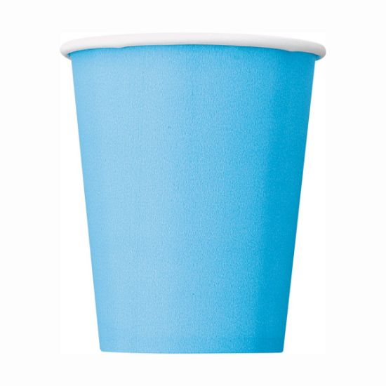Picture of Unique Blue Disposable Cups 14 Count 9 Oz