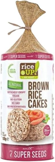 Picture of Rice Up Brown Rice Cakes 7 Super Seeds 120 Grams