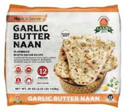 Picture of Laxmi Garlic Butter Naan 85 Grams