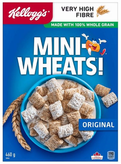 Picture of Kellogg/'s Mini Wheats - Original 460 Grams