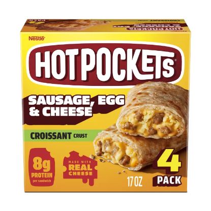 Picture of Hot Pockets Croissant Crust Sausage , Egg & Cheese 4 Pk