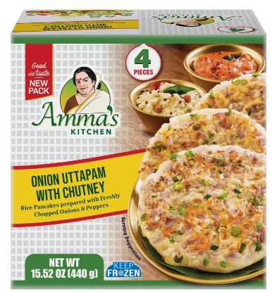 Picture of Amma/'s Kitchen Onion Uttapam With Chutney 440 Grams