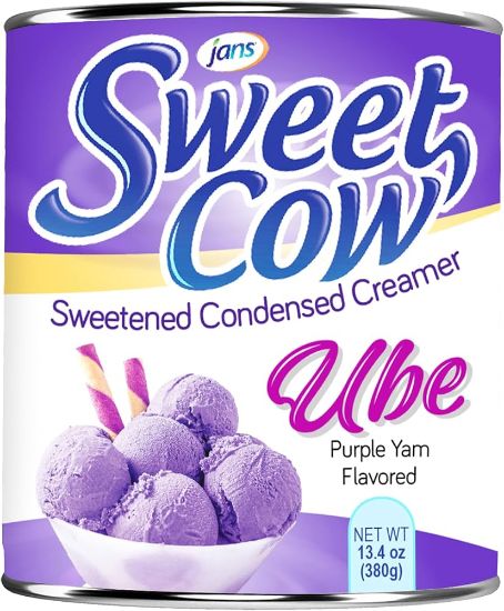 Picture of Jans Ube Sweet Cow Sweetened Condensed Creamer 13.4 Oz