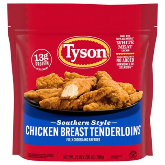 Picture of Tyson Southern Style Chicken Breast Tenderloins 25 Oz